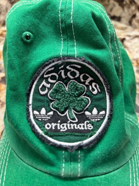 ? adidas Green Trefoil Embroidered Baseball Cap main image 4